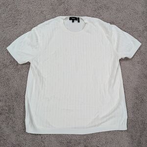 Theory Cable Short Sleeve Cotton‎ Blend Sweater